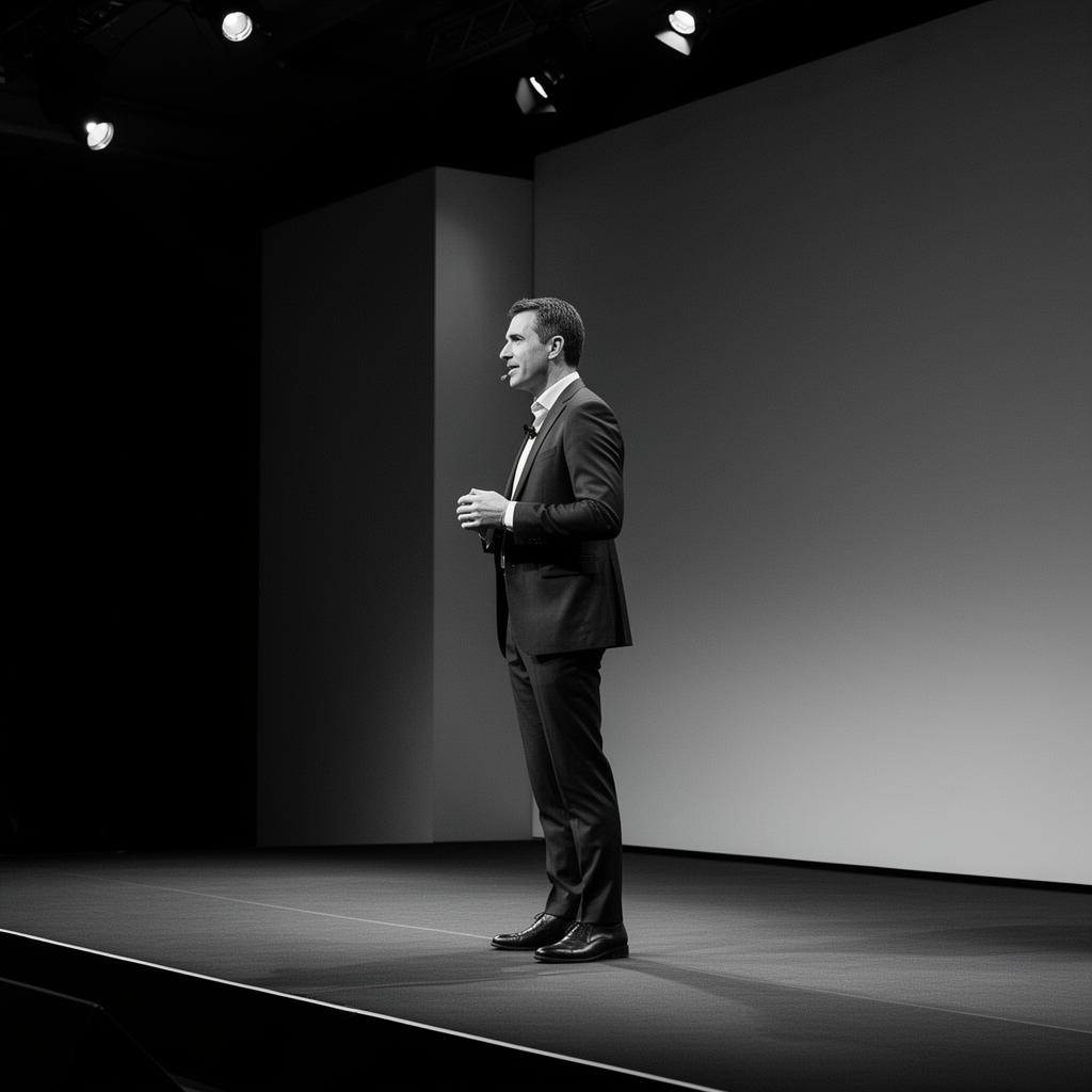 Cristian Hernández dando una ponencia